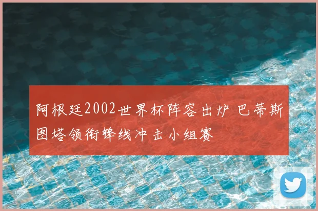 阿根廷2002世界杯阵容出炉 巴蒂斯图塔领衔锋线冲击小组赛