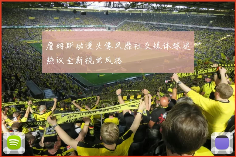 詹姆斯动漫头像风靡社交媒体球迷热议全新视觉风格